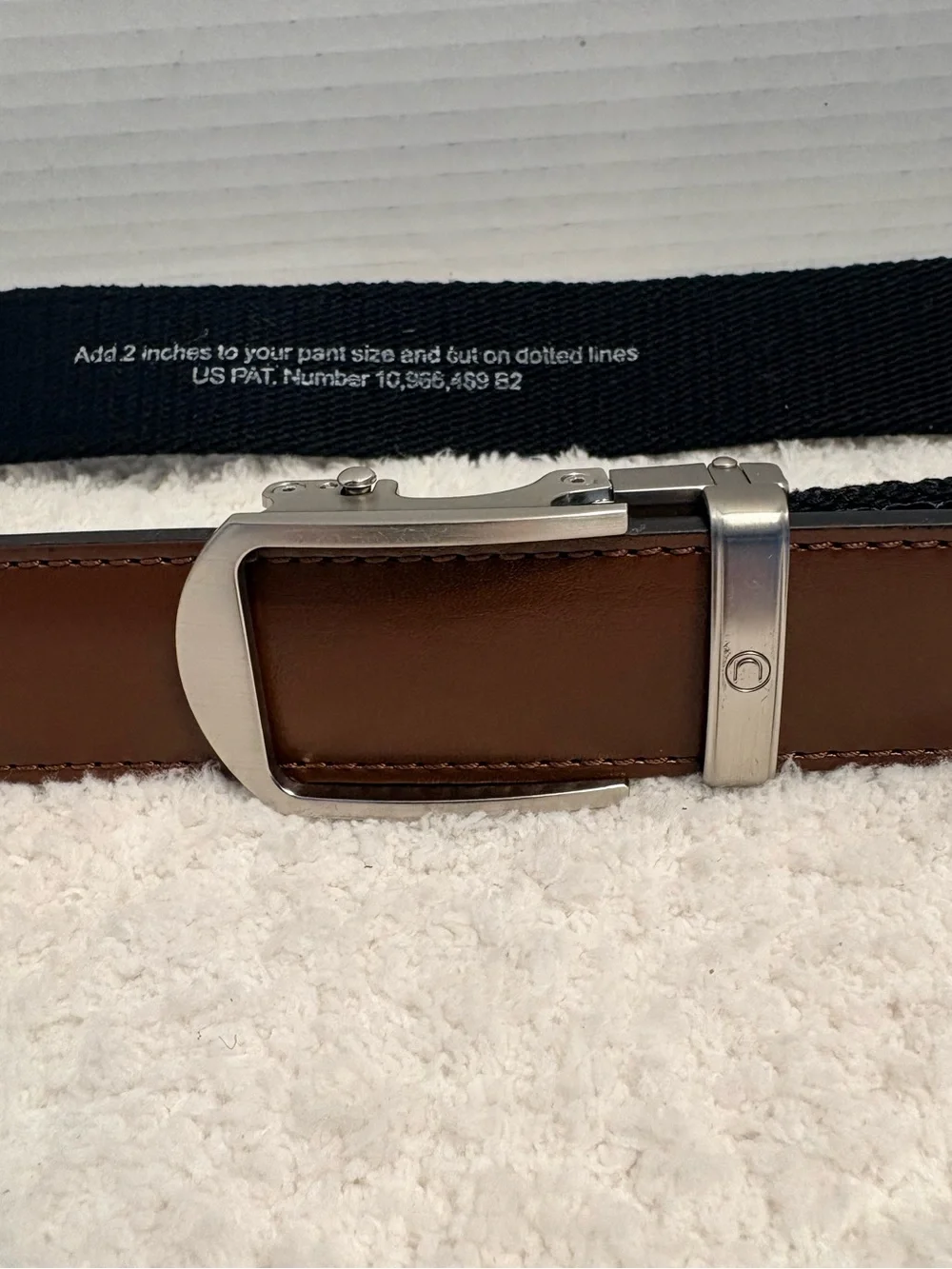 Nexbelt Men’s Ratchet Hampton Golf Tee Time Ribbon Belt Cut to 39 Inches